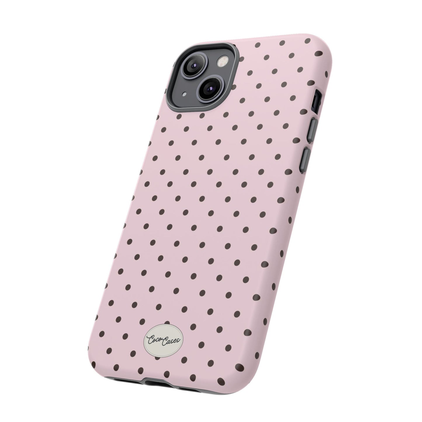 Pink Polka Dot iPhone Case