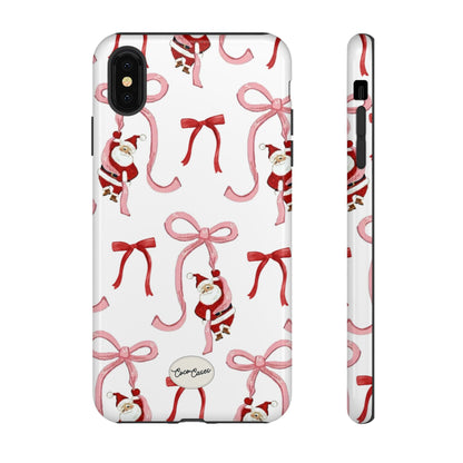 Santa’s Bow Ride iPhone Case