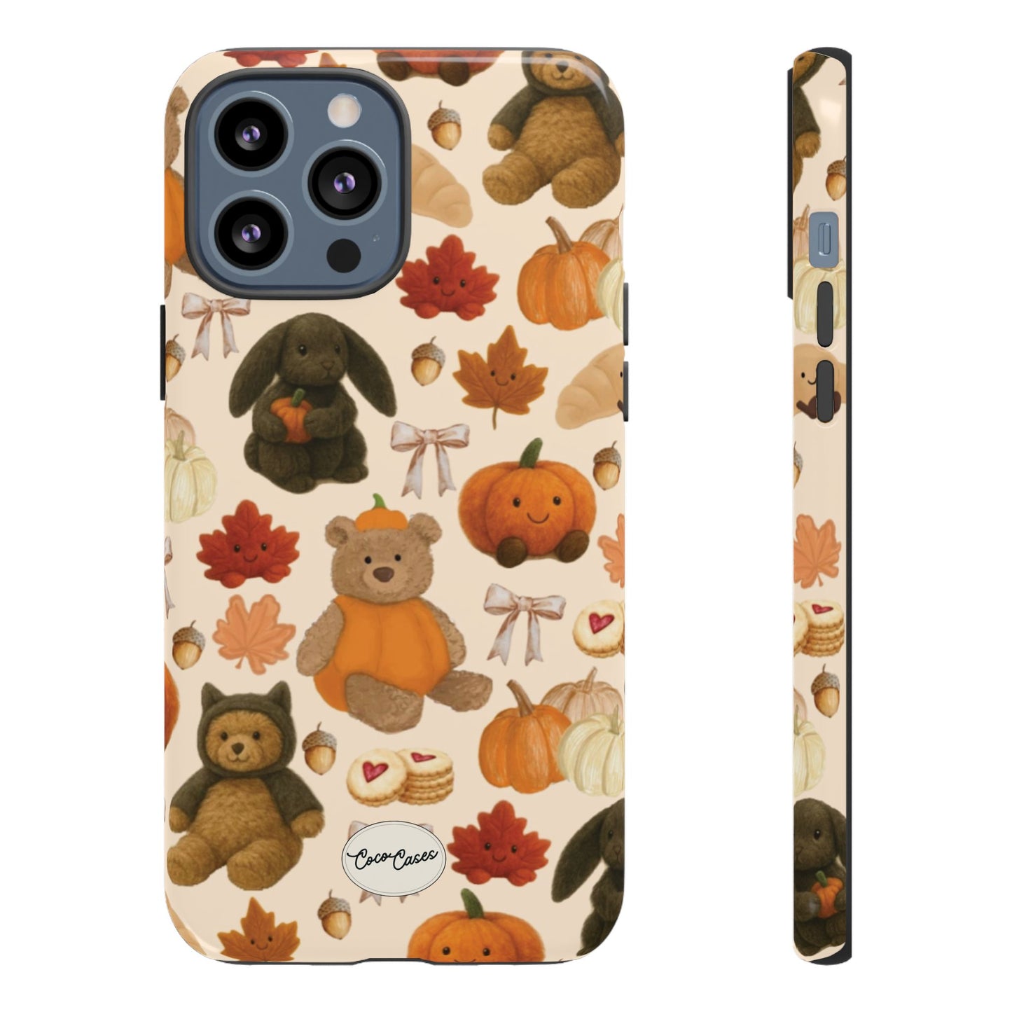 Autumn Teddies iPhone Case