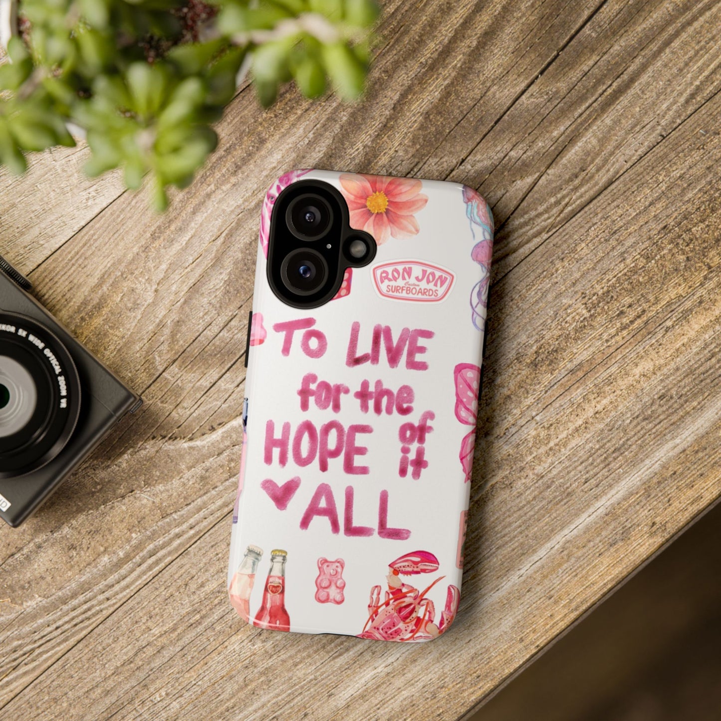 to live for the hope of it all iPhone Case