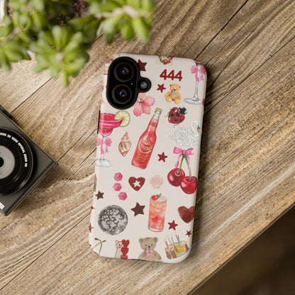 Pink Clutter iPhone Case