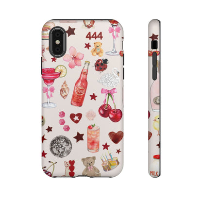 Pink Clutter iPhone Case