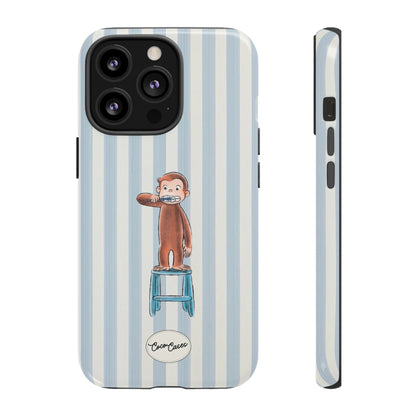Striped Monkey iPhone Case