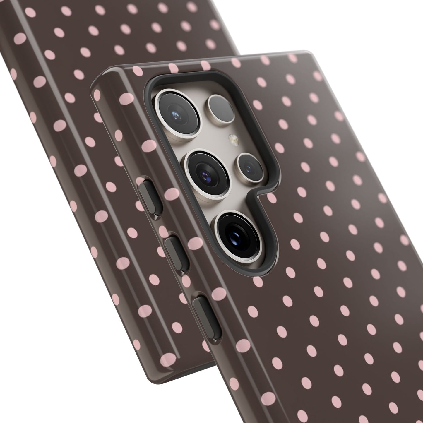 Brown Polka Dot Samsung Case