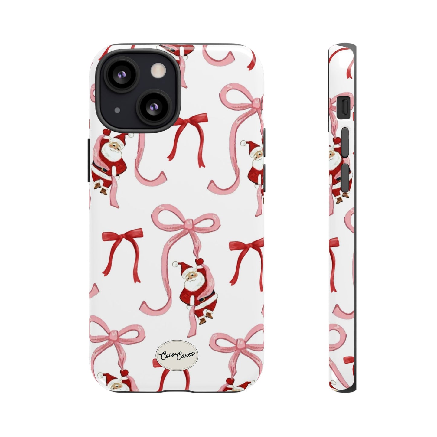 Santa’s Bow Ride iPhone Case