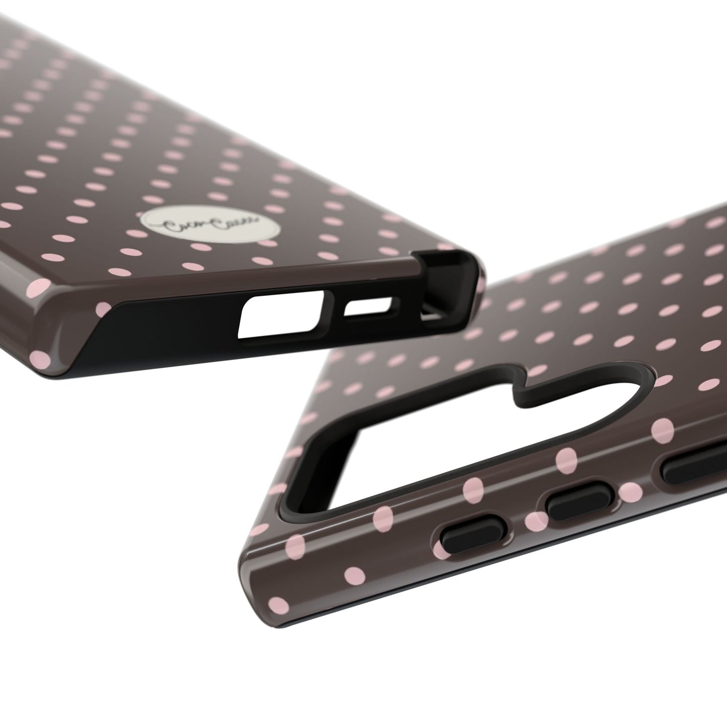 Brown Polka Dot Samsung Case