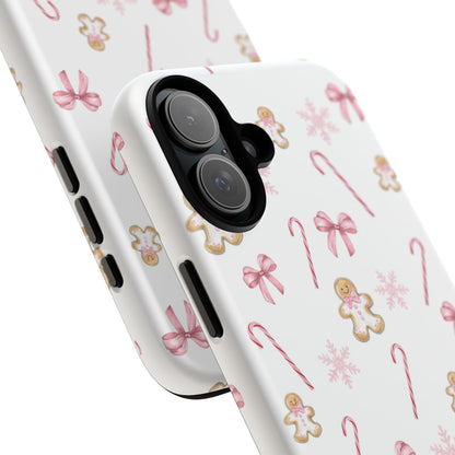 Pink Christmas iPhone Case