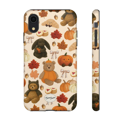 Autumn Teddies iPhone Case