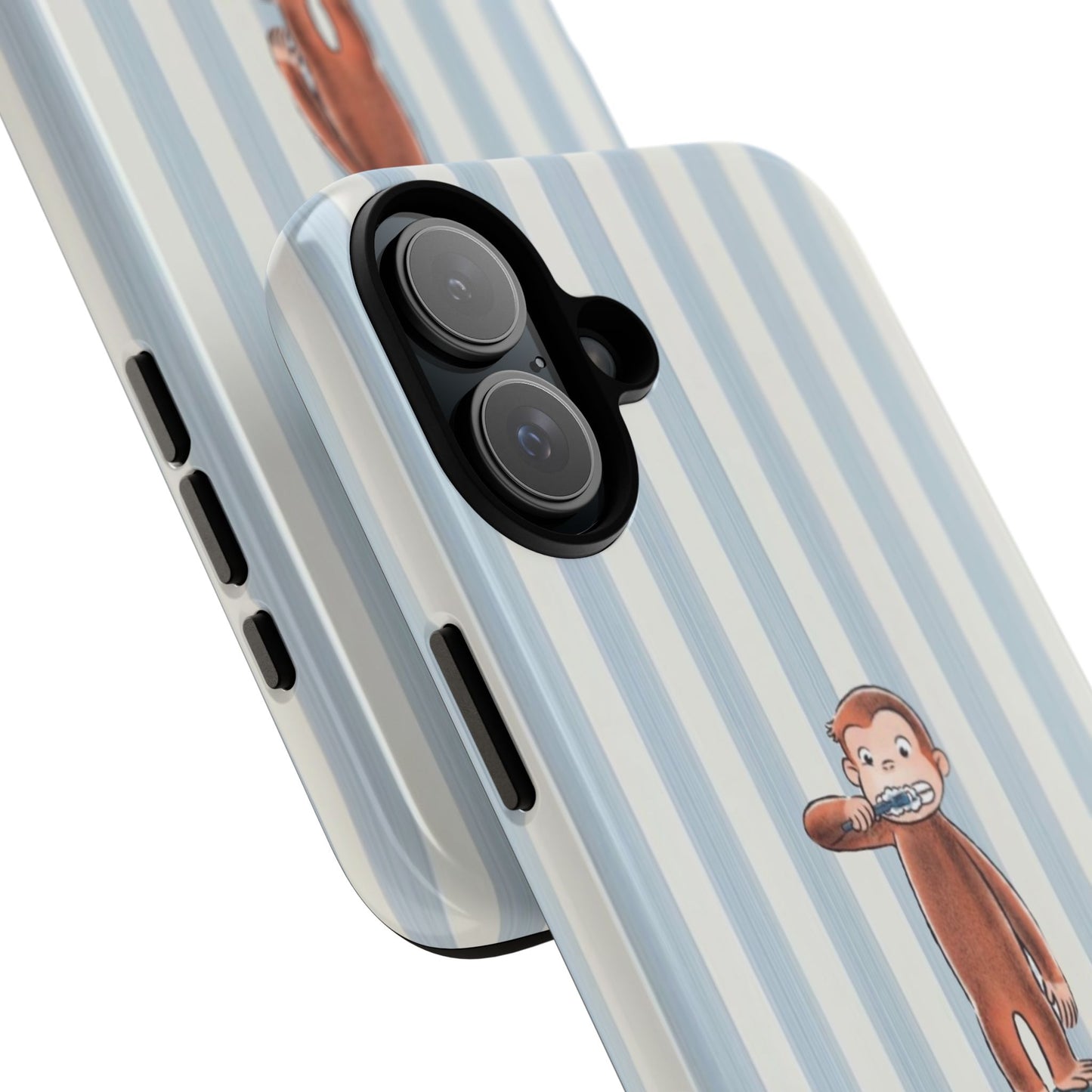 Striped Monkey iPhone Case