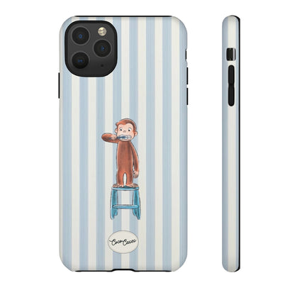 Striped Monkey iPhone Case