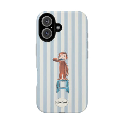 Striped Monkey iPhone Case