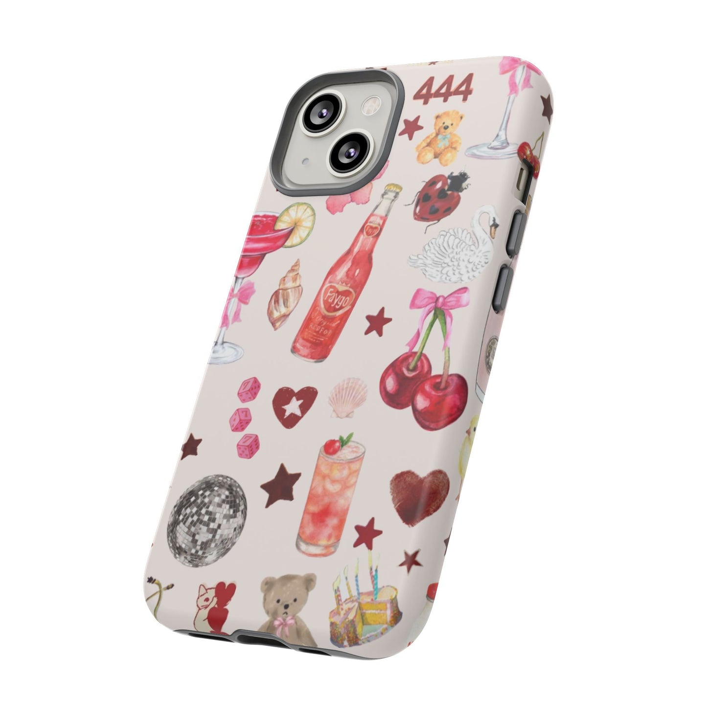 Pink Clutter iPhone Case