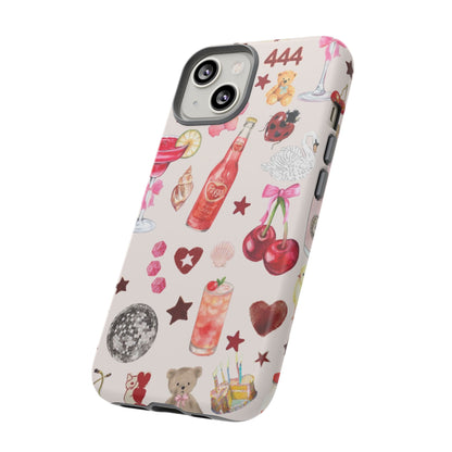 Pink Clutter iPhone Case