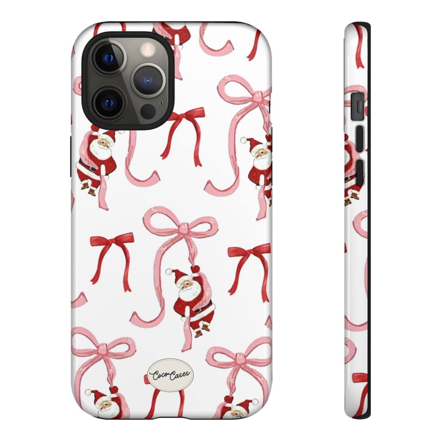 Santa’s Bow Ride iPhone Case