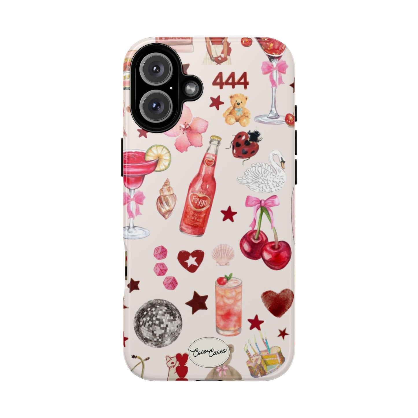 Pink Clutter iPhone Case