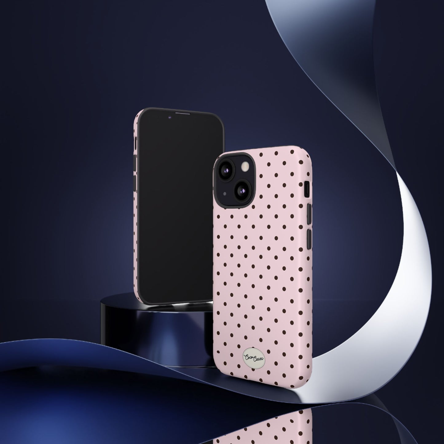 Pink Polka Dot iPhone Case