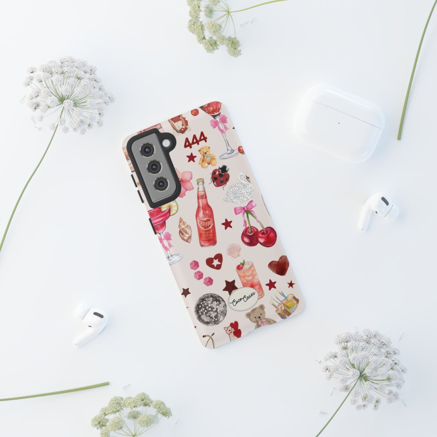 Pink Clutter Samsung Case