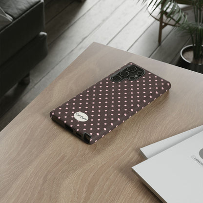 Brown Polka Dot Samsung Case