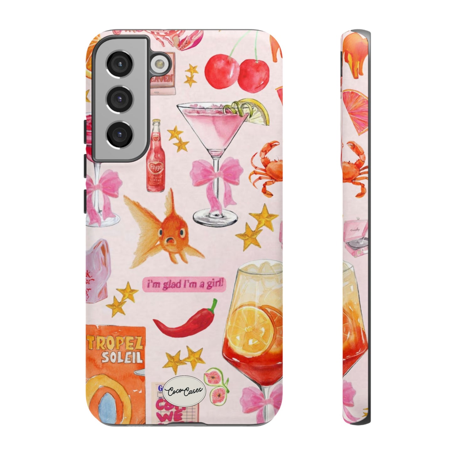 I'm glad I'm a girl Samsung Case