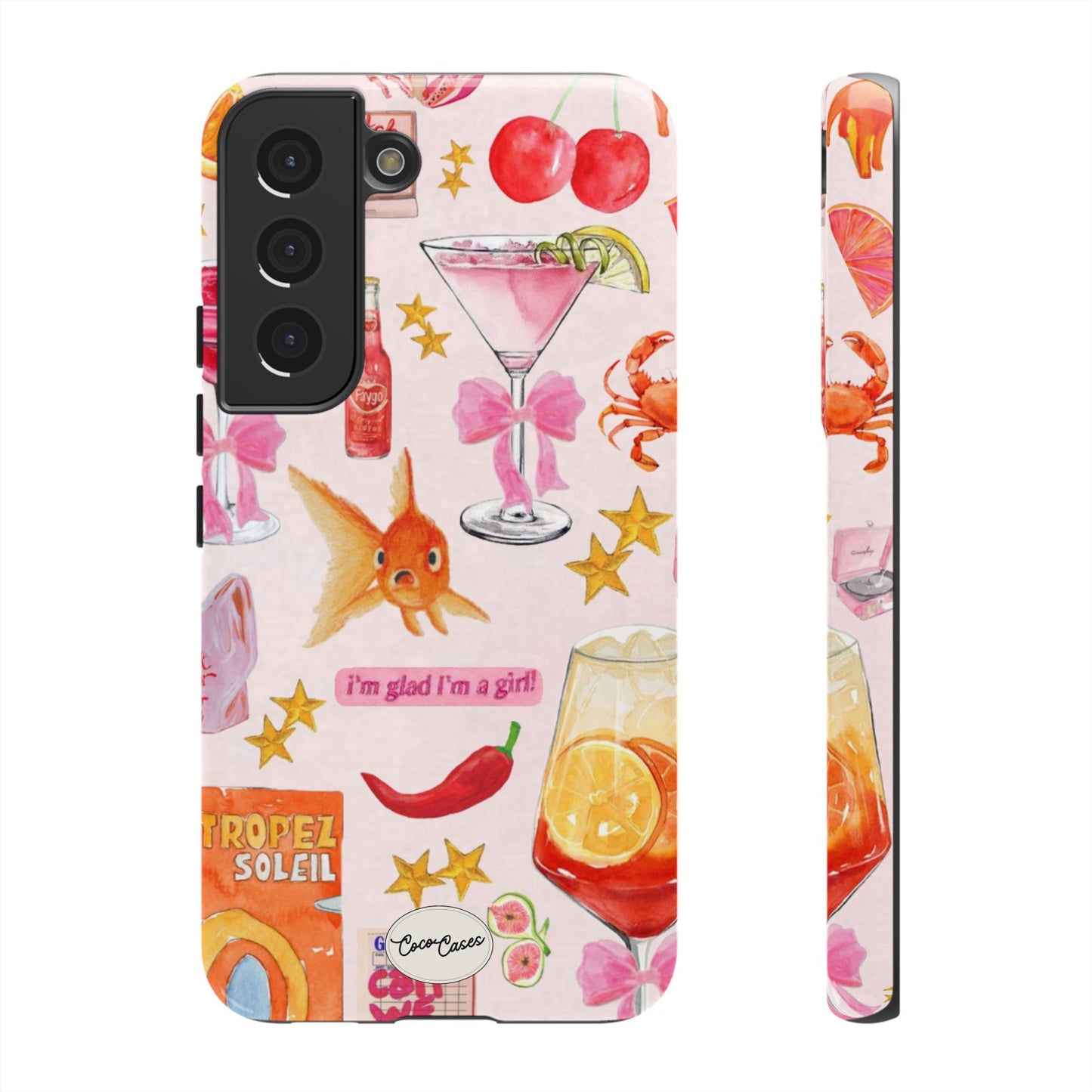 I'm glad I'm a girl Samsung Case
