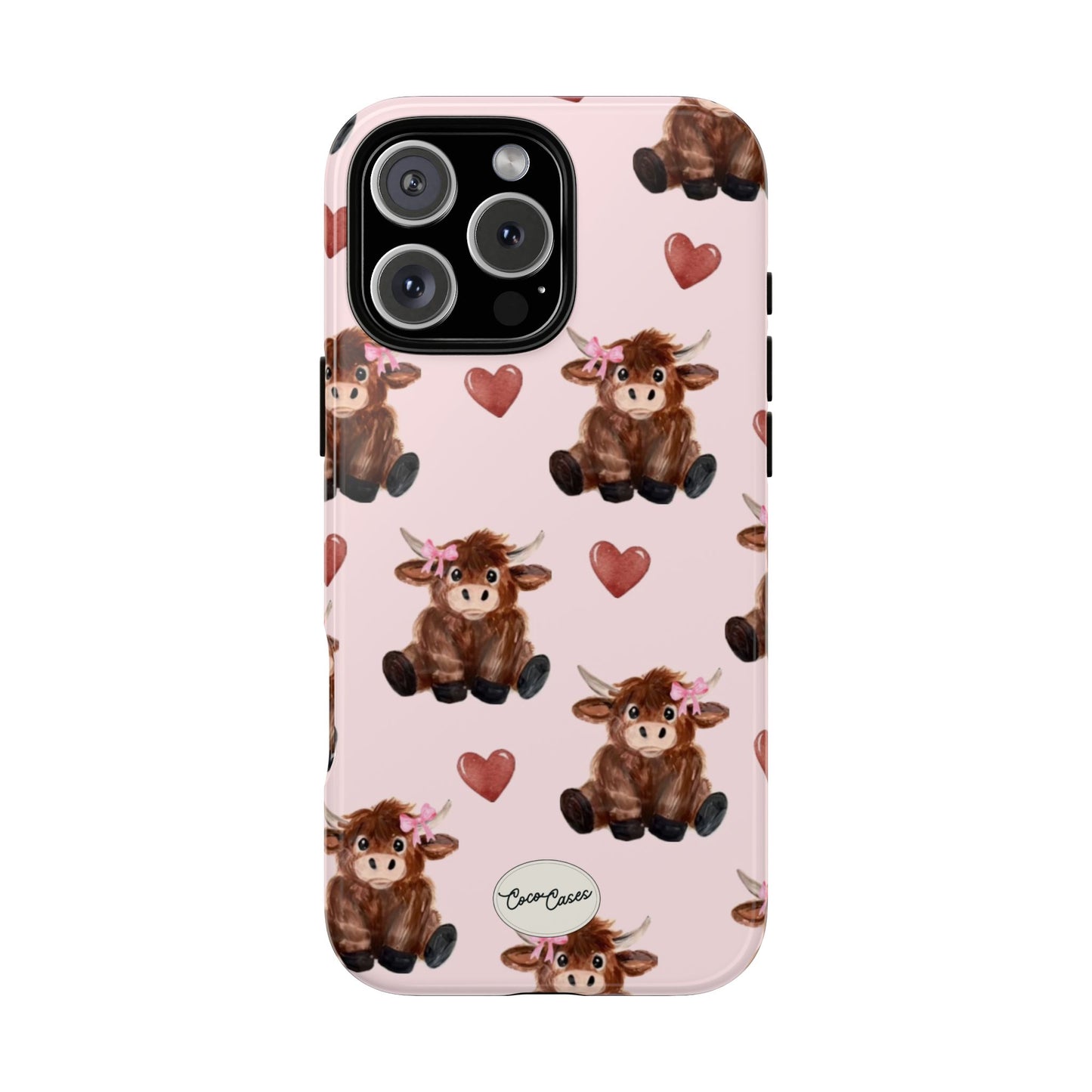 Highland Hearts iPhone Case