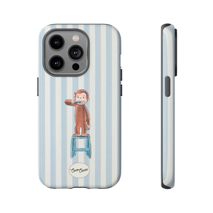 Striped Monkey iPhone Case