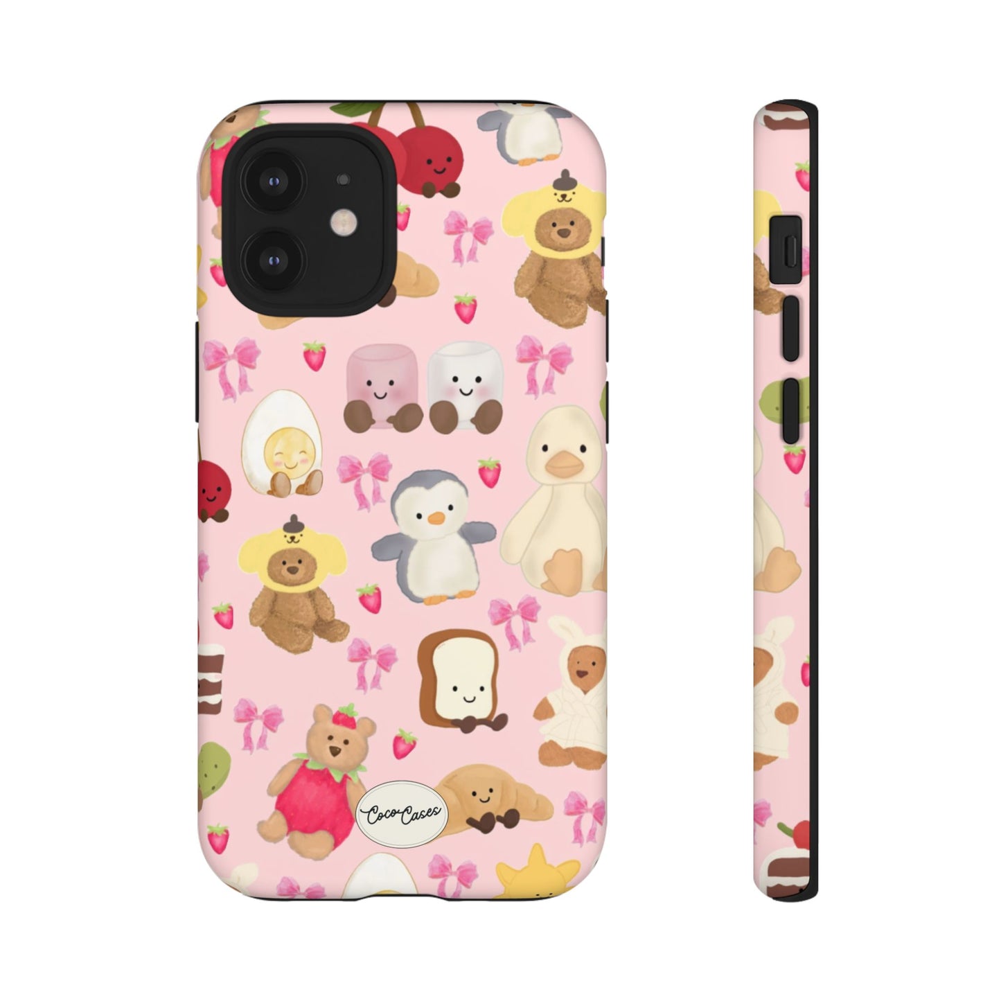 Strawberry Teddies iPhone Case