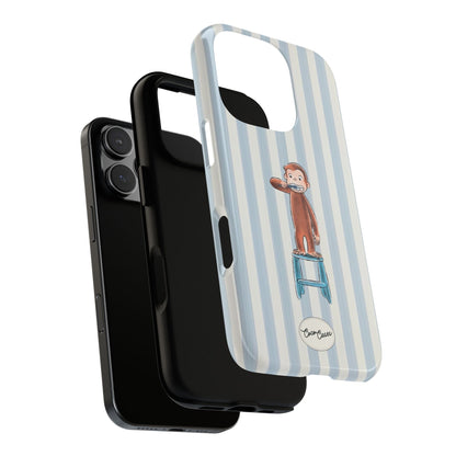 Striped Monkey iPhone Case