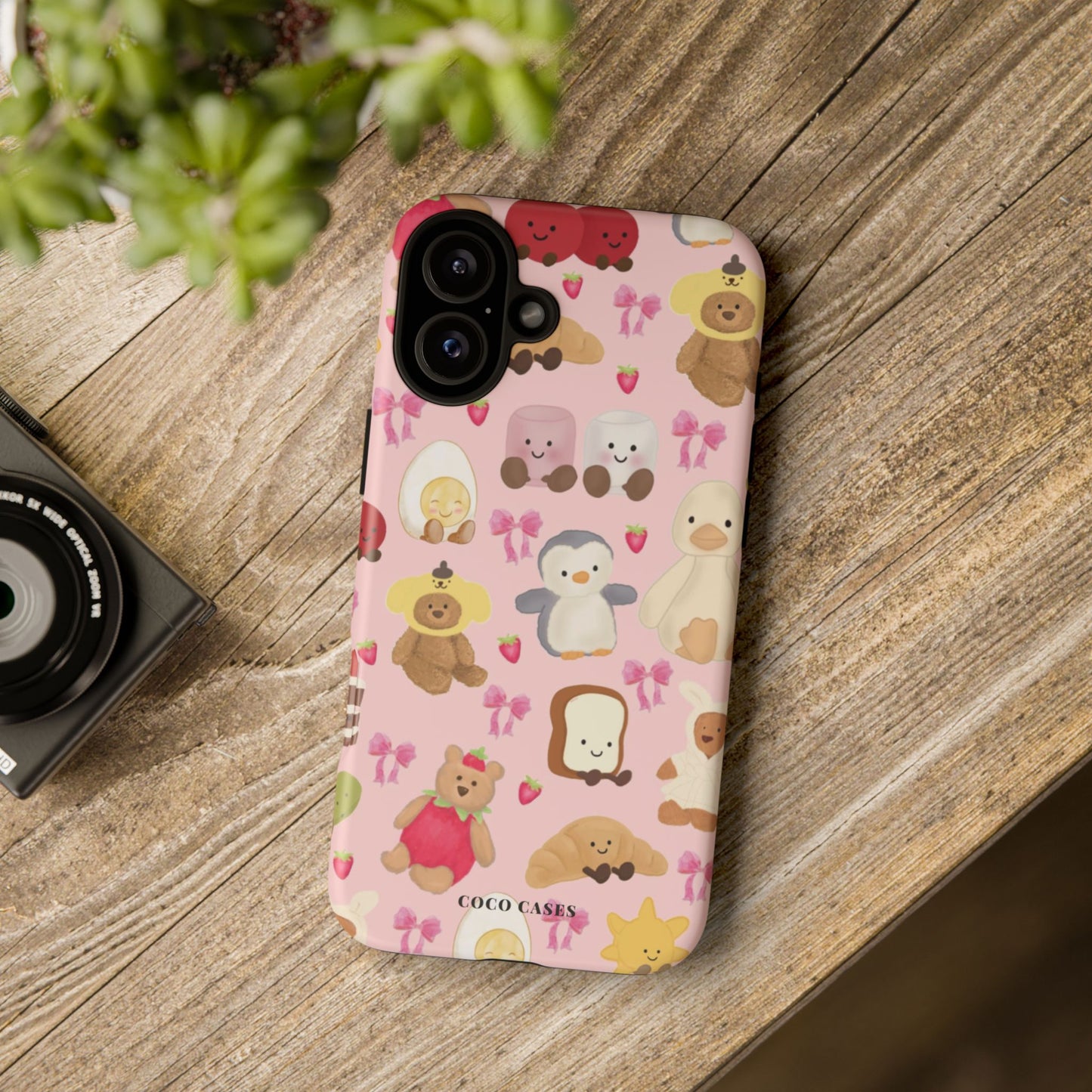 Pink Teddies iPhone Case