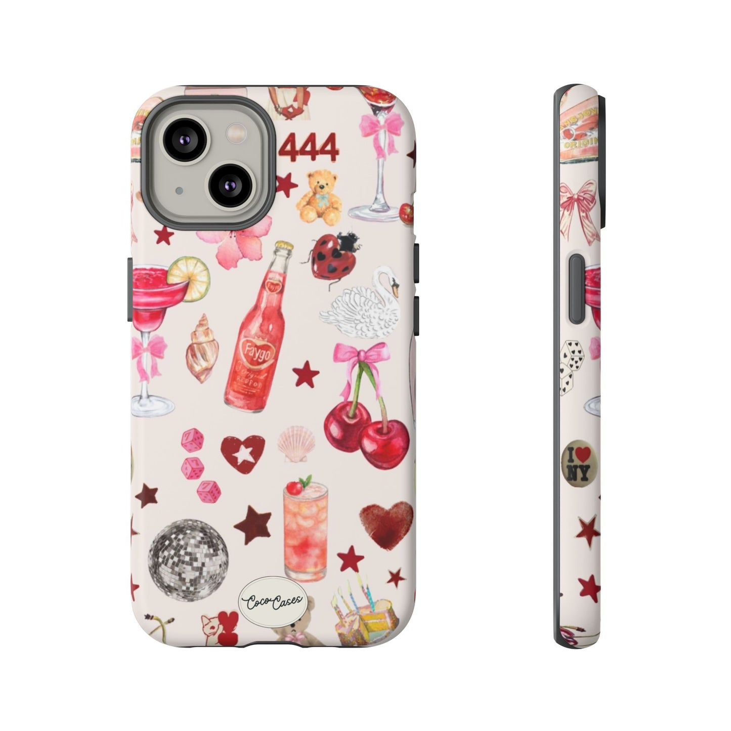 Pink Clutter iPhone Case