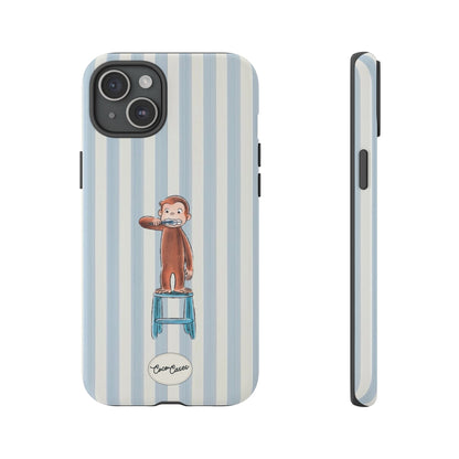 Striped Monkey iPhone Case