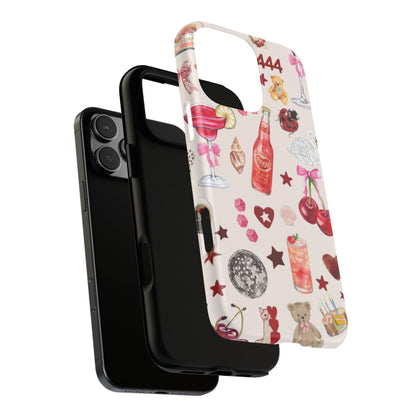 Pink Clutter iPhone Case