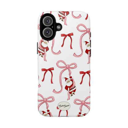 Santa’s Bow Ride iPhone Case