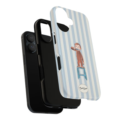 Striped Monkey iPhone Case
