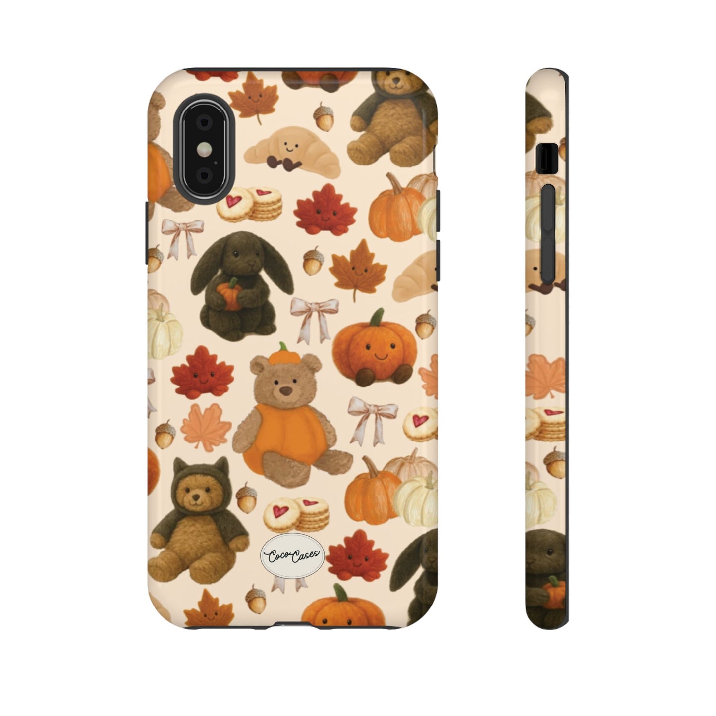 Autumn Teddies iPhone Case