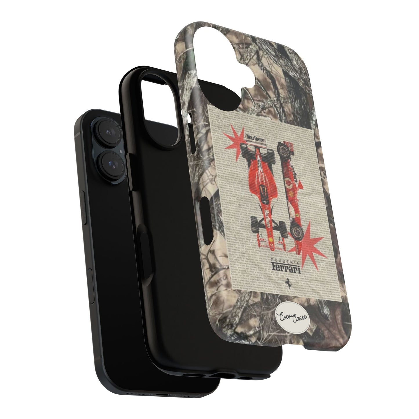 Camouflage Ferrari iPhone Case