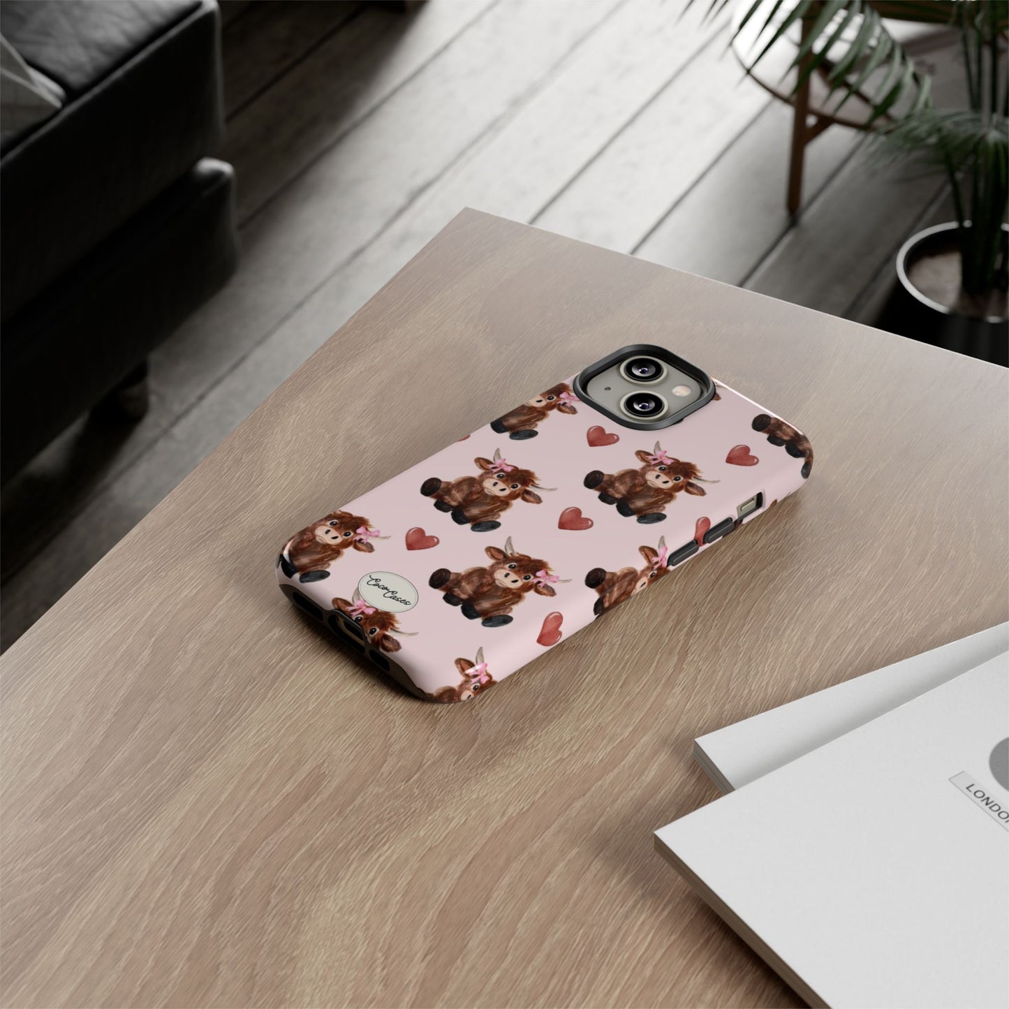 Highland Hearts iPhone Case