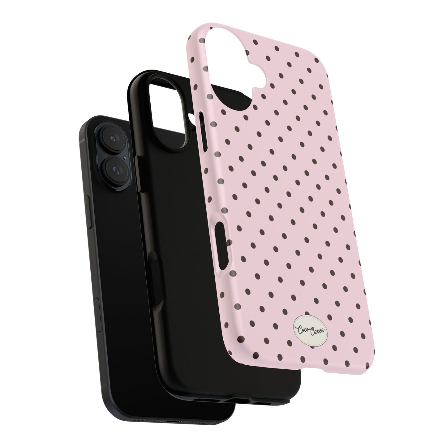 Pink Polka Dot iPhone Case