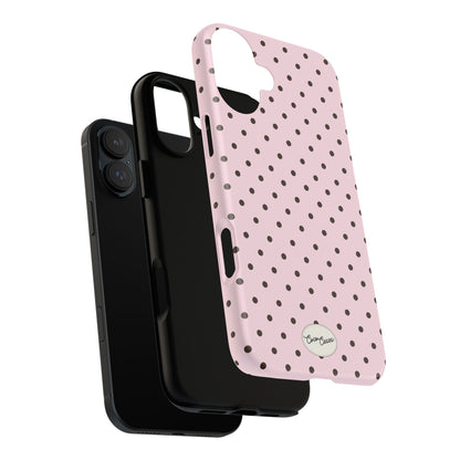 Pink Polka Dot iPhone Case