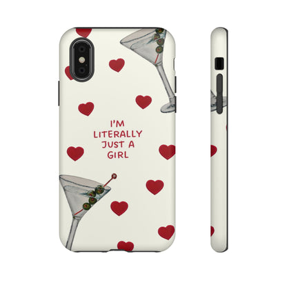 Literally A Girl iPhone Case