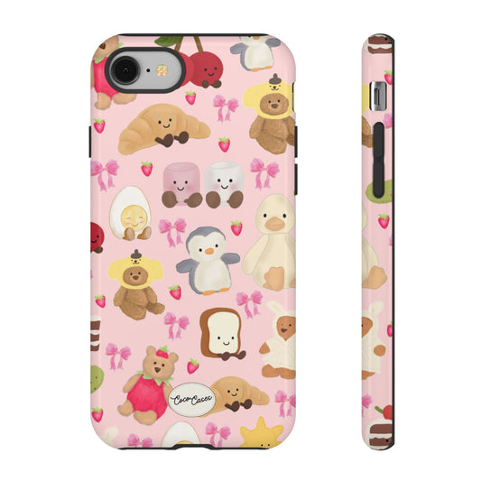 Strawberry Teddies iPhone Case