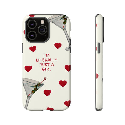 Literally A Girl iPhone Case