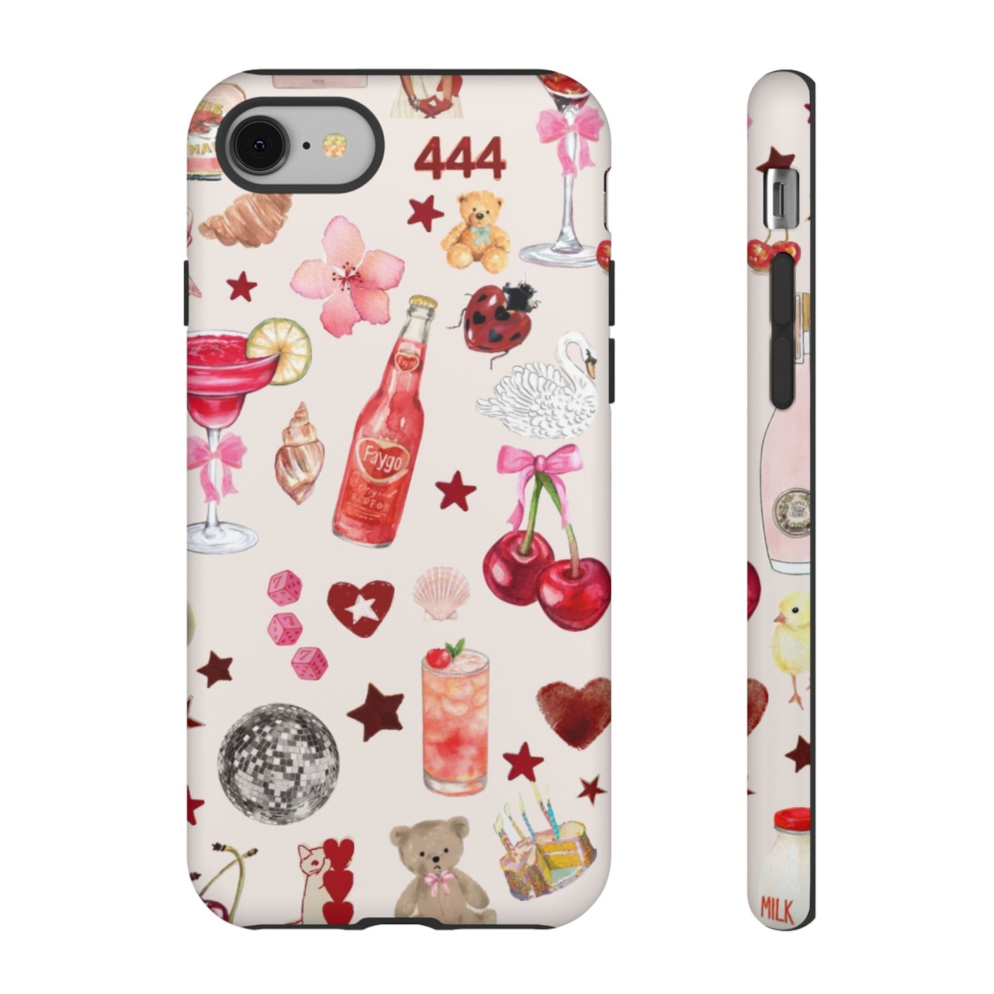 Pink Clutter iPhone Case