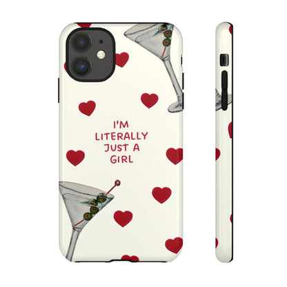 Literally A Girl iPhone Case