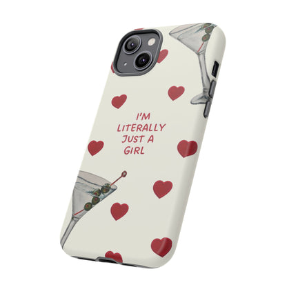 Literally A Girl iPhone Case