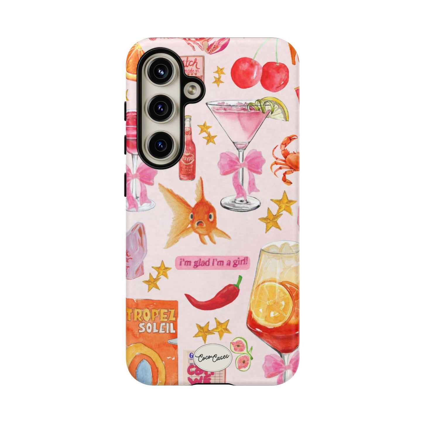 I'm glad I'm a girl Samsung Case