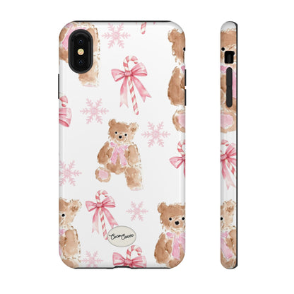 Blush Noel Bear iPhone Case