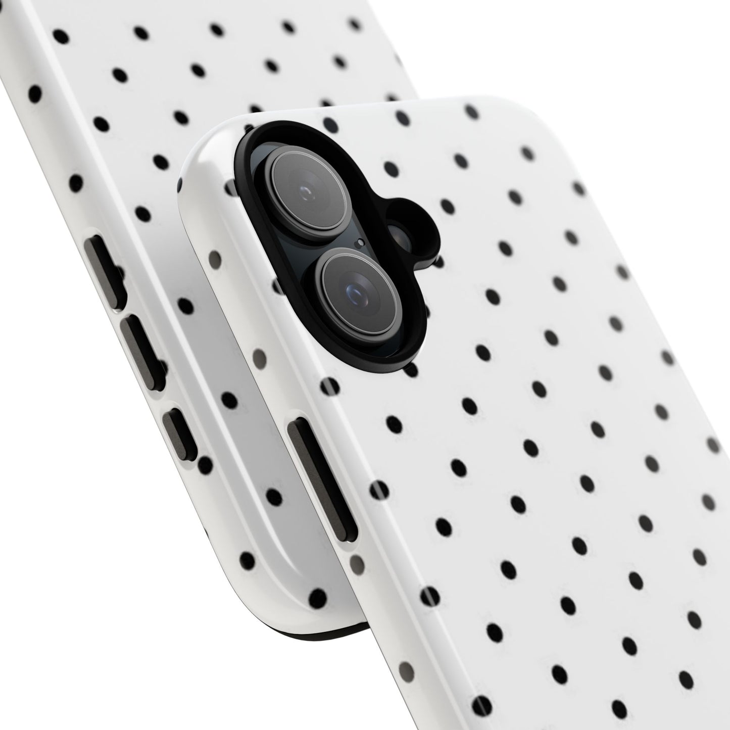 White Polka Dot iPhone Case