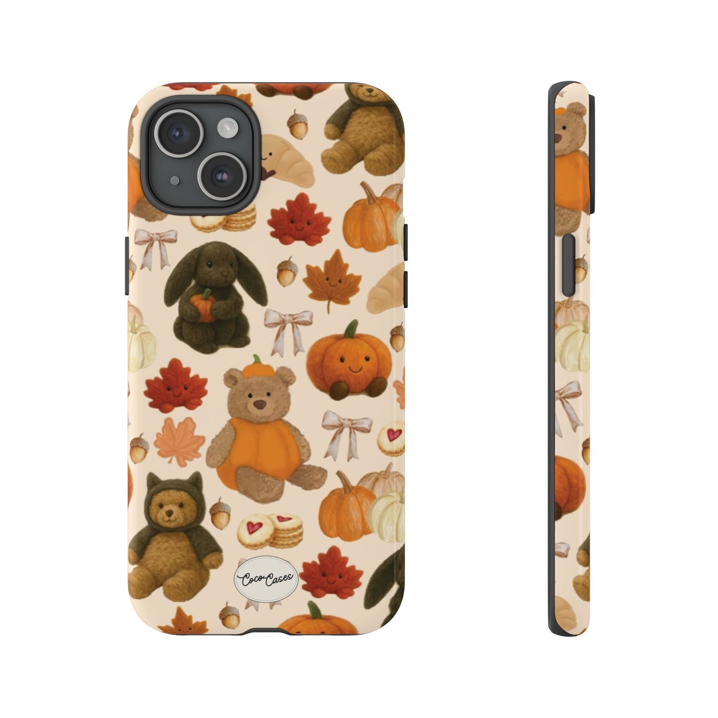 Autumn Teddies iPhone Case