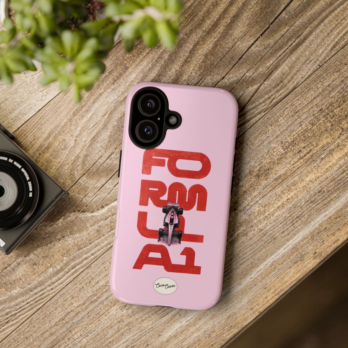 Pink Pitstop iPhone Case